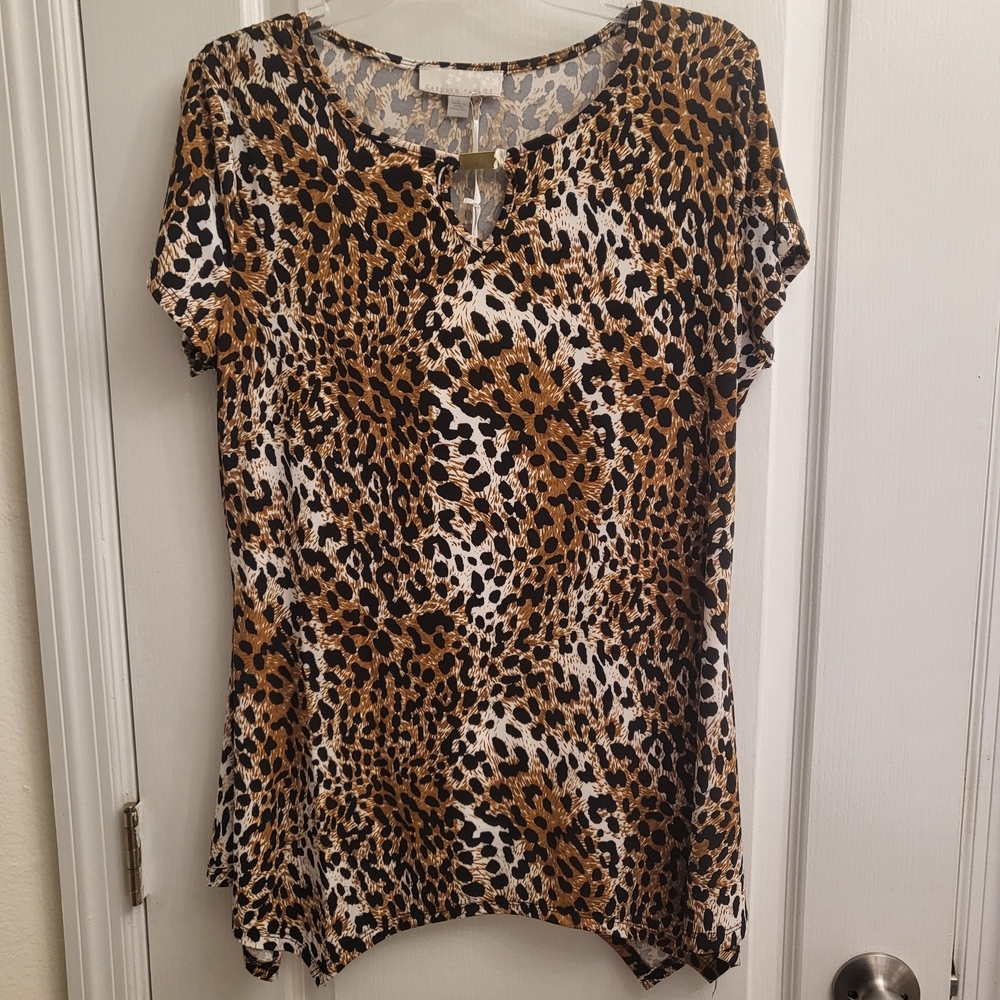 Leopard Print Women's Top